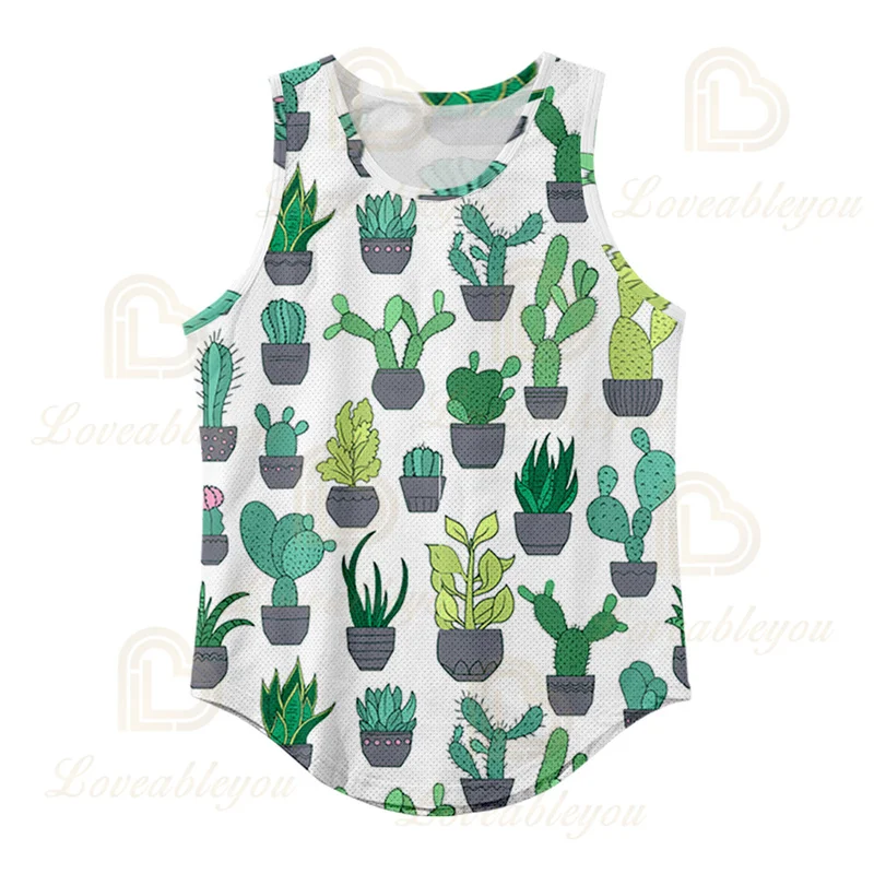 Tank Tops Men Cactus Print Plants Parttern Sports Running Vest Fitness Cool Summer Sleeveless Tops Gym Slim Casual Undershirt
Tank Tops Men Cactus Print Plants Parttern Sports Running Vest Fitness Cool Summer Sleeveless Tops Gym Slim Casual Undershirt