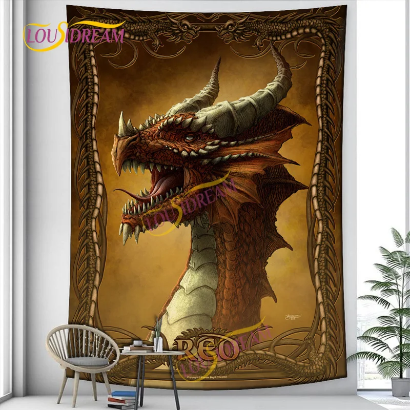 Multi-Size Norse Mythology Dragon Wall Tapestry Hippie Colored Ferocious Dragon Beach Towel Yoga Mat Home Tablecloth Tapestry
Multi-Size Norse Mythology Dragon Wall Tapestry Hippie Colored Ferocious Dragon Beach Towel Yoga Mat Home Tablecloth Tapestry