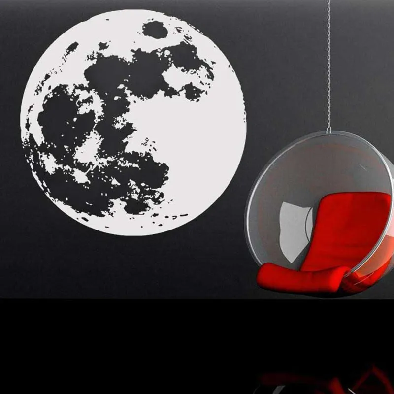 

Moon Planet Vinyl Wall Decal Home Living Room Bedroom Children's Room Kids Room Kindergarten Baby Room Art Deco Sticker SY01