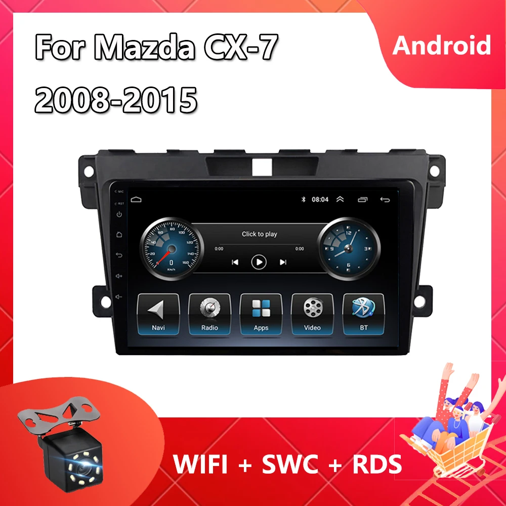 Автомагнитола 2DIN для Mazda CX-7 2008-2015, Android 10, навигация, GPS, мультимедийный плеер 1024*600, HD, сенсорный экран, Bluetooth, Wi-Fi, TMPS
Автомагнитола 2DIN для Mazda CX-7 2008-2015, Android 10, навигация, GPS, мультимедийный плеер 1024*600, HD, сенсорный экран, Bluetooth, Wi-Fi, TMPS