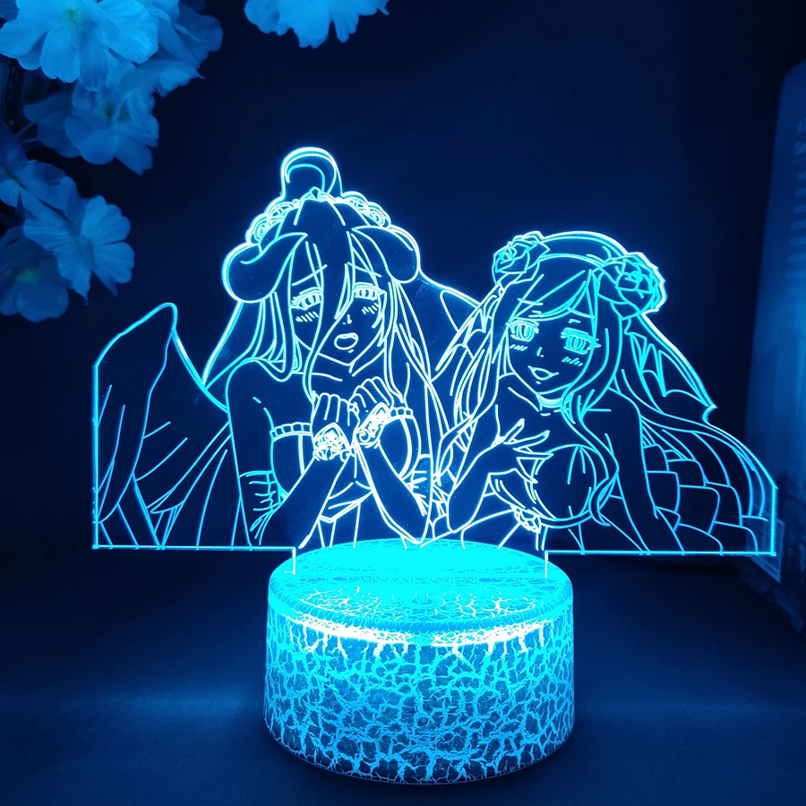 3D LED манга Shalltear и Albedo свадебное платье аниме лампа Милая акриловая Ночная лампа RGB мигающий подарок настольная комната красивый декор
3D LED манга Shalltear и Albedo свадебное платье аниме лампа Милая акриловая Ночная лампа RGB мигающий подарок настольная комната красивый декор