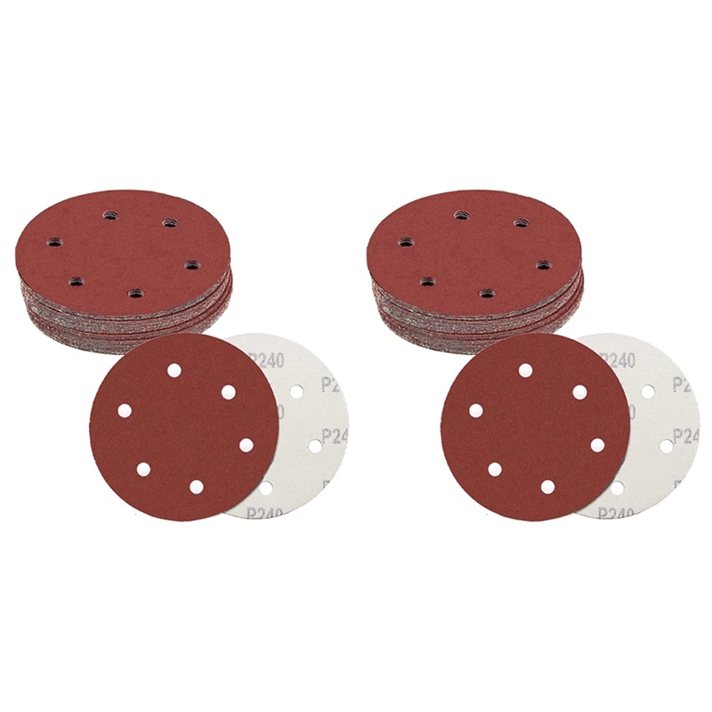 60Pcs Drywall Sander Sanding Discs,9Inch 6Hole Hook And Loop Abrasive Sandpaper,10Pcs Each 80/100/120/150/180/240 Grits
60Pcs Drywall Sander Sanding Discs,9Inch 6Hole Hook And Loop Abrasive Sandpaper,10Pcs Each 80/100/120/150/180/240 Grits