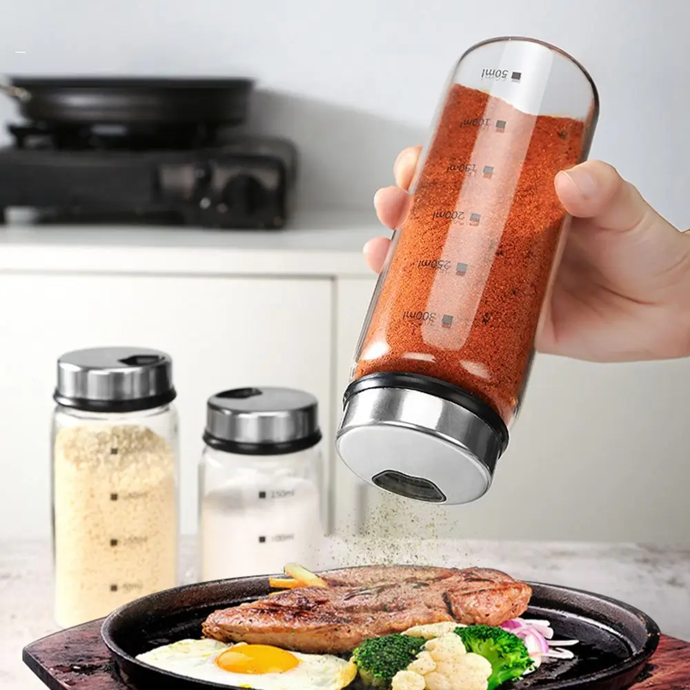 Household BBQ Spice Glass Bottle With Rotatable Stainless Steel Cover Kitchen Picnic Pepper Moisture-Proof Seasoning Bottle Tool
Household BBQ Spice Glass Bottle With Rotatable Stainless Steel Cover Kitchen Picnic Pepper Moisture-Proof Seasoning Bottle Tool