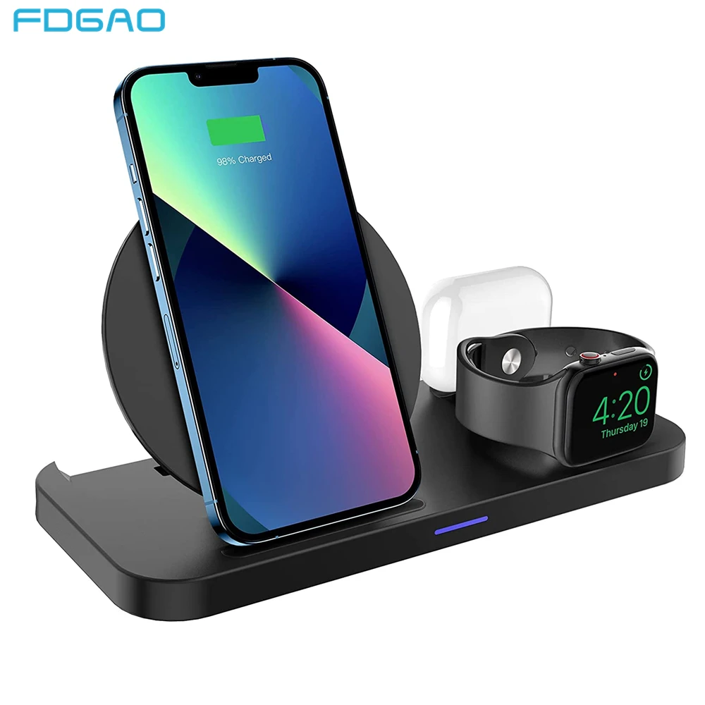 Зарядная док-станция 3 в 1 для Apple Watch 7/6/SE/5/4/3/2, складная зарядная подставка для iPhone 13/12/11/XS/XR/X/8 AirPods pro
Зарядная док-станция 3 в 1 для Apple Watch 7/6/SE/5/4/3/2, складная зарядная подставка для iPhone 13/12/11/XS/XR/X/8 AirPods pro