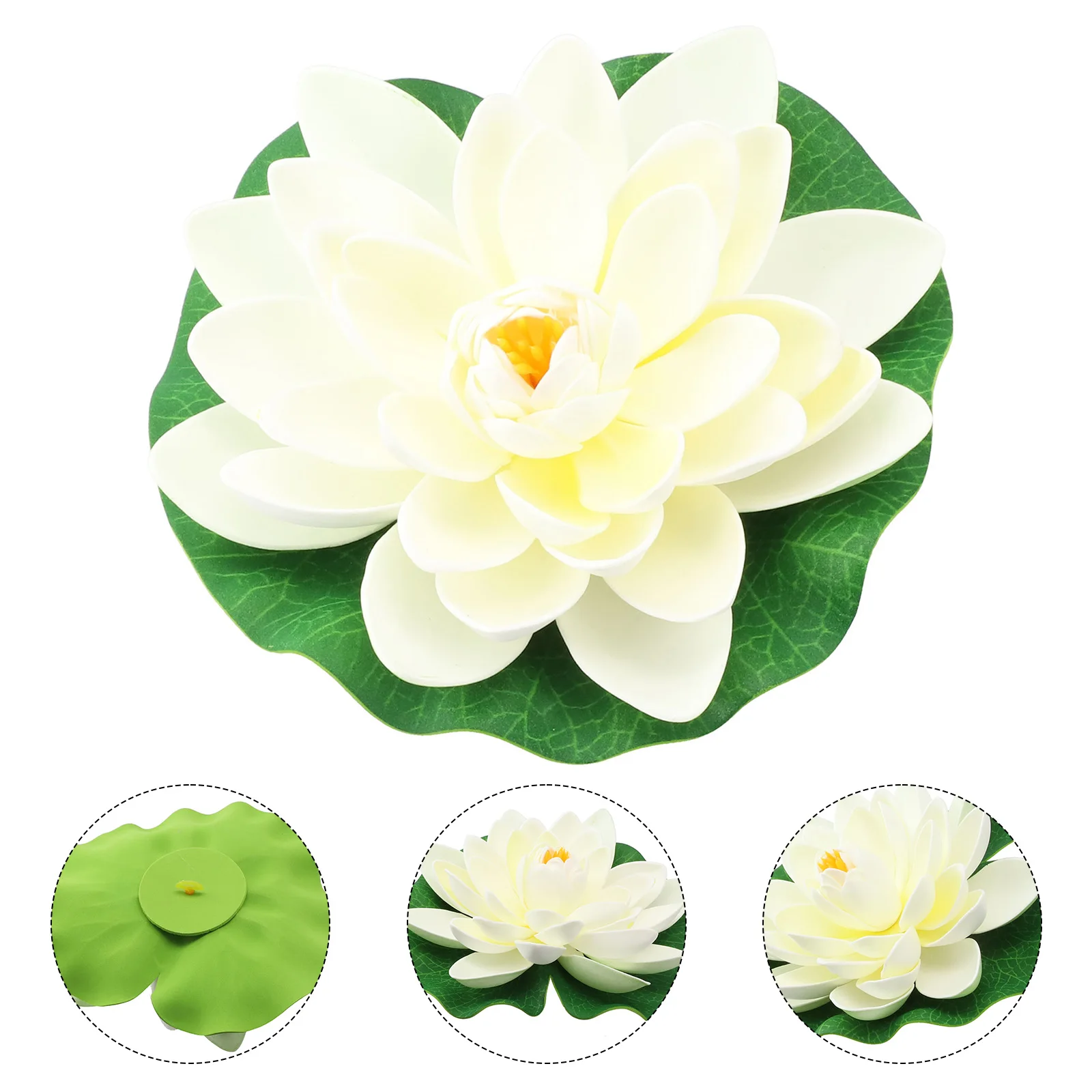 18cm Lotus Artificial Flower Floating Fake Lotus Plant Lifelike Water Lily Micro Landscape For Pond Garden Decor
18cm Lotus Artificial Flower Floating Fake Lotus Plant Lifelike Water Lily Micro Landscape For Pond Garden Decor