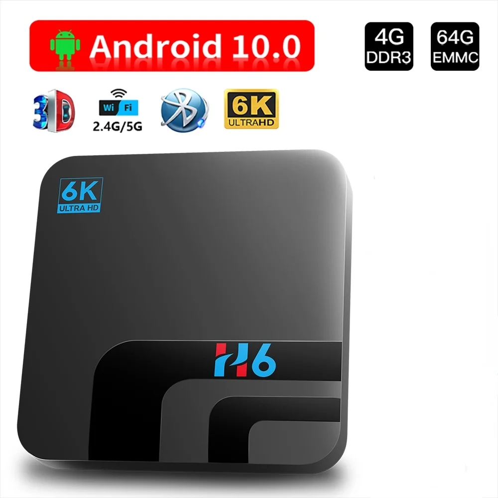 Android TV Box Android 10 4GB 64GB 32GB 6K 3D Video H.265 Media Player 2.4G 5GHz Wifi Bluetooth Set top box Smart TV Box
Android TV Box Android 10 4GB 64GB 32GB 6K 3D Video H.265 Media Player 2.4G 5GHz Wifi Bluetooth Set top box Smart TV Box