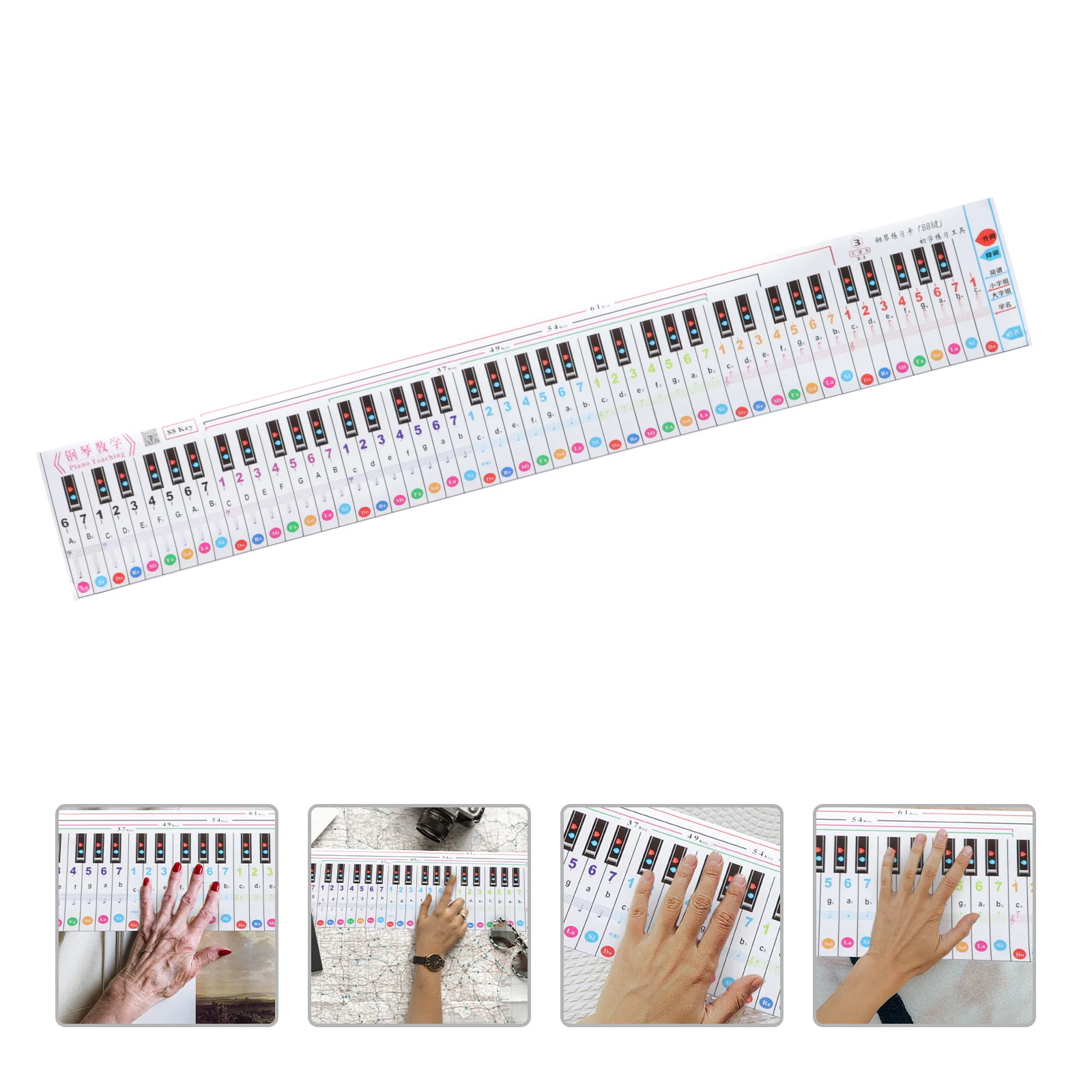Hand-rolled 88 Key Piano Training Comparison Paper Piano Fingering Practice Paper
Hand-rolled 88 Key Piano Training Comparison Paper Piano Fingering Practice Paper