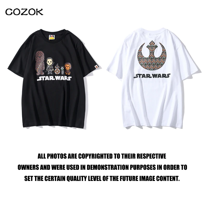 newFree shipping BAPE summer new style Japanese tide brand pure cotton printing men and women couple short-sleeved shark T-shirt
newFree shipping BAPE summer new style Japanese tide brand pure cotton printing men and women couple short-sleeved shark T-shirt