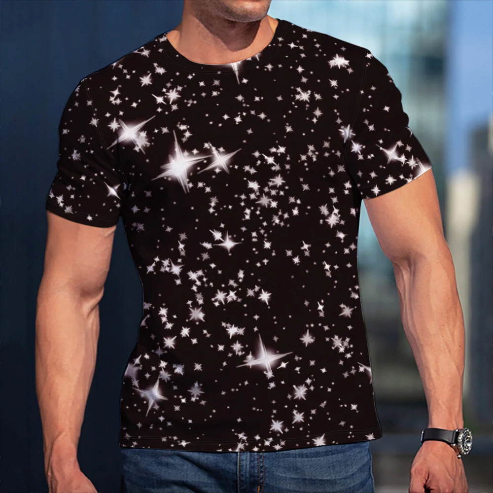 Fashion Streetwear 3D Print Men T-shirt Universe Planet Starry Sky Dream round neck tops visual pattern shirt
Fashion Streetwear 3D Print Men T-shirt Universe Planet Starry Sky Dream round neck tops visual pattern shirt