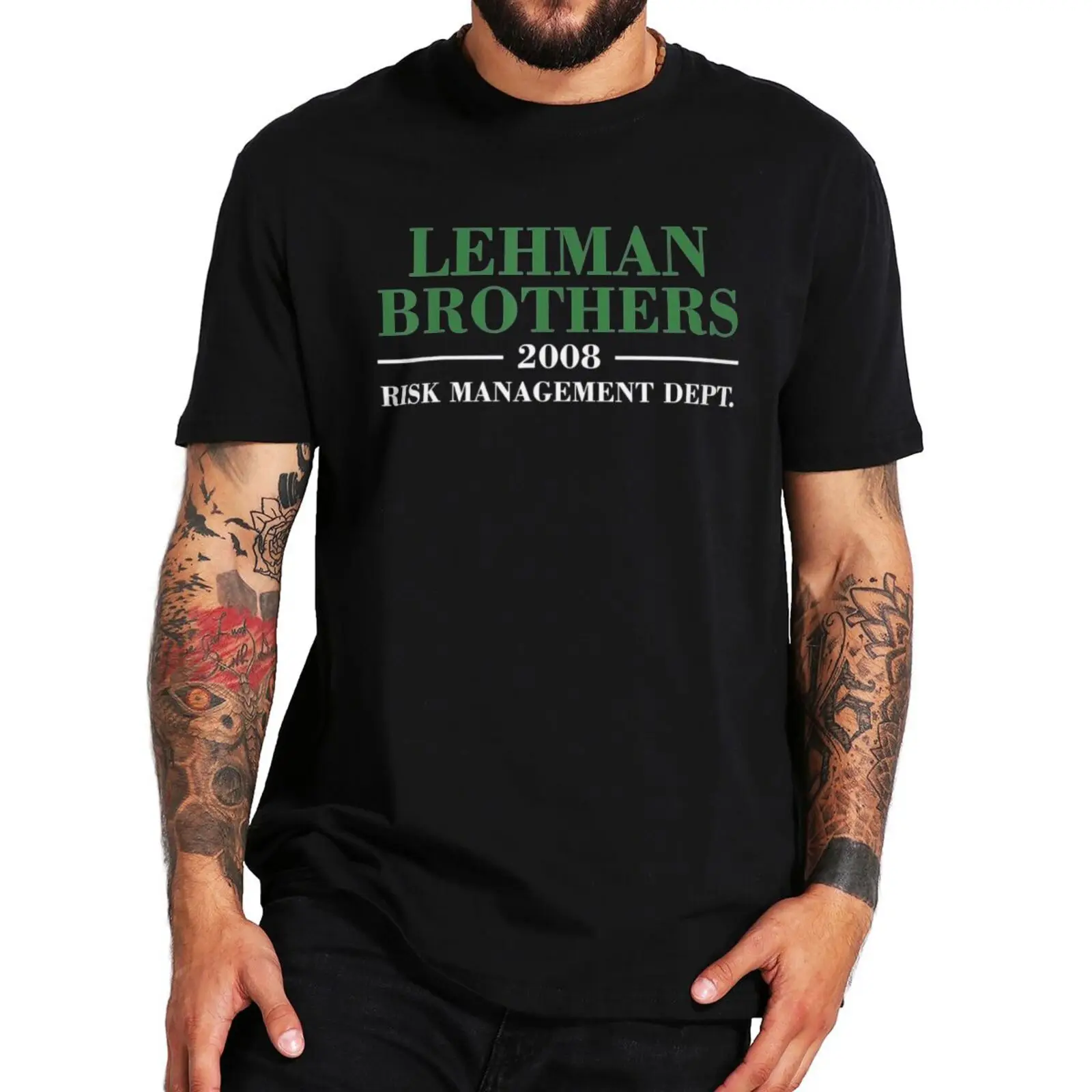 Футболка Lehman Brothers 2008 с риском менеджмента рисков, забавная мягкая хлопковая футболка в подарок с рисунком финансов, криптовалюты и мемом, По...
Футболка Lehman Brothers 2008 с риском менеджмента рисков, забавная мягкая хлопковая футболка в подарок с рисунком финансов, криптовалюты и мемом, По...