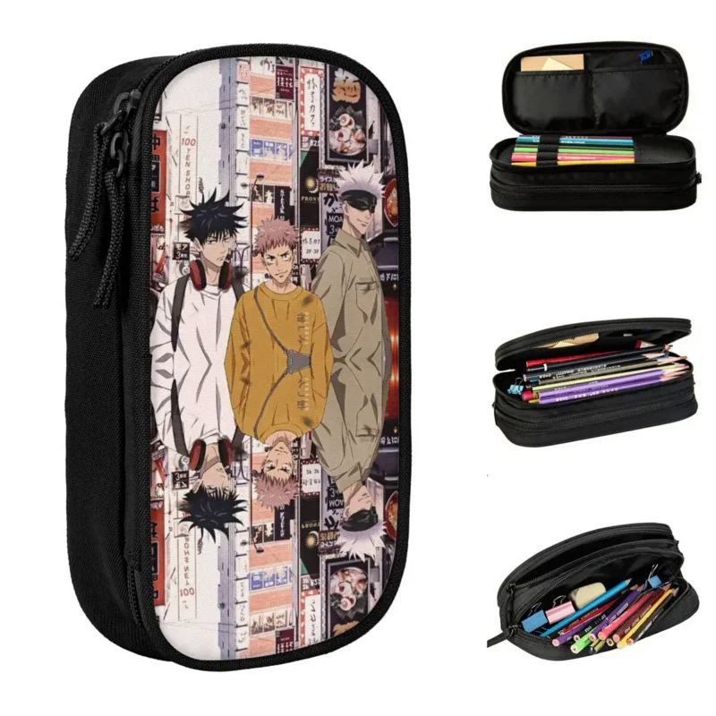 Юютсу Kaisen чехол Fashion Gojo Itadori Megumi Team JJK аниме ручка для рисования манги Bag школьный пенал для студентов
Юютсу Kaisen чехол Fashion Gojo Itadori Megumi Team JJK аниме ручка для рисования манги Bag школьный пенал для студентов