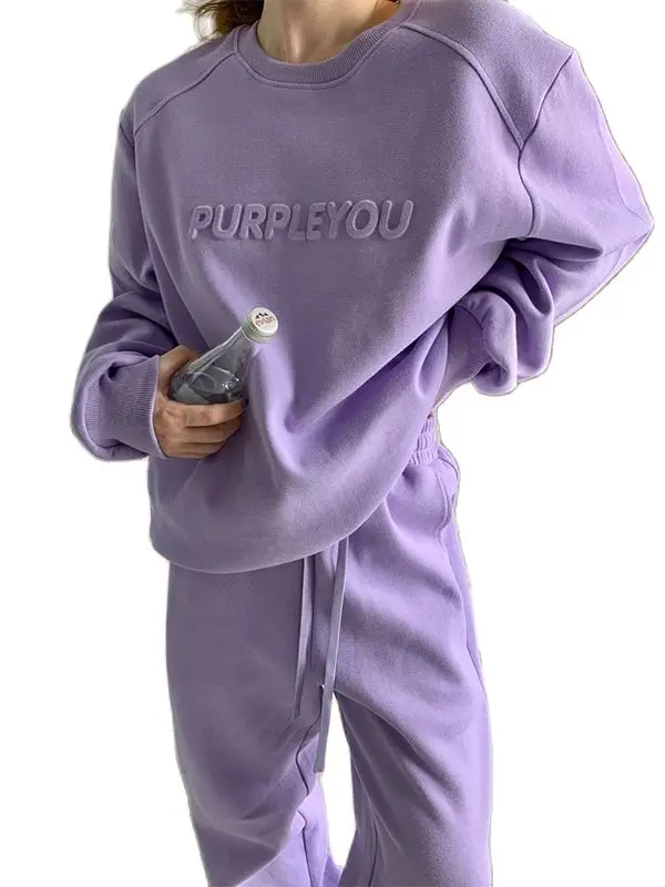 2 Piece Sets Womens Outfits Pants Top Purple Suit Casual Workout Outfits Sportwear Streetwear Outfit Juicy Sewing Tracksuit
2 Piece Sets Womens Outfits Pants Top Purple Suit Casual Workout Outfits Sportwear Streetwear Outfit Juicy Sewing Tracksuit