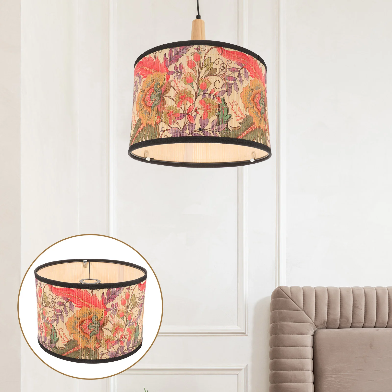 Bamboo Woven Lamp Shade Decorative Ceiling Lamp Cover Ceiling Mounted Lamp Cover
Bamboo Woven Lamp Shade Decorative Ceiling Lamp Cover Ceiling Mounted Lamp Cover