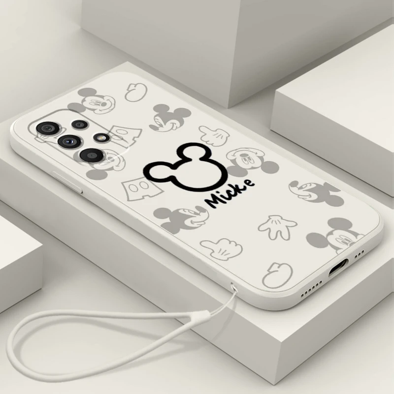 Disney Mickey Minnie Comics Phone Case For Samsung A73 A53 A33 A52 A32 A23 A22 A71 A51 A21S A03S A50 A30 5G Liquid Rope Funda
Disney Mickey Minnie Comics Phone Case For Samsung A73 A53 A33 A52 A32 A23 A22 A71 A51 A21S A03S A50 A30 5G Liquid Rope Funda