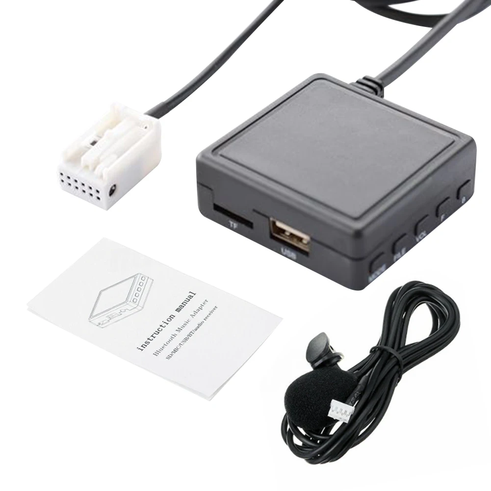 12V Car Bluetooth-Compatible Adapter Module Stereo Audio Supports TF Card USB AUX for BMW E60 E63 E64 E65 E66 1/3 Series
12V Car Bluetooth-Compatible Adapter Module Stereo Audio Supports TF Card USB AUX for BMW E60 E63 E64 E65 E66 1/3 Series
