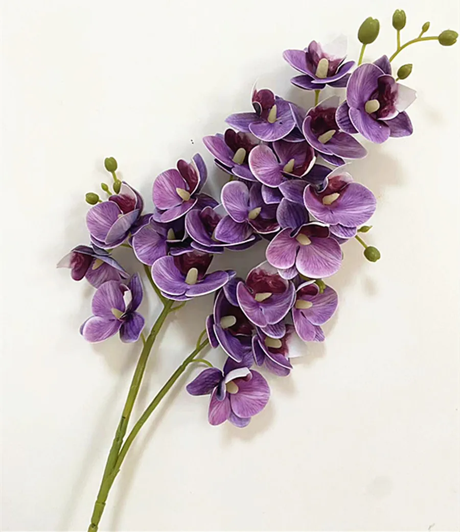 Искусственные цветы орхидеи бабочки JIUMENGYA 21 головка 
Искусственные цветы орхидеи бабочки JIUMENGYA 21 головка