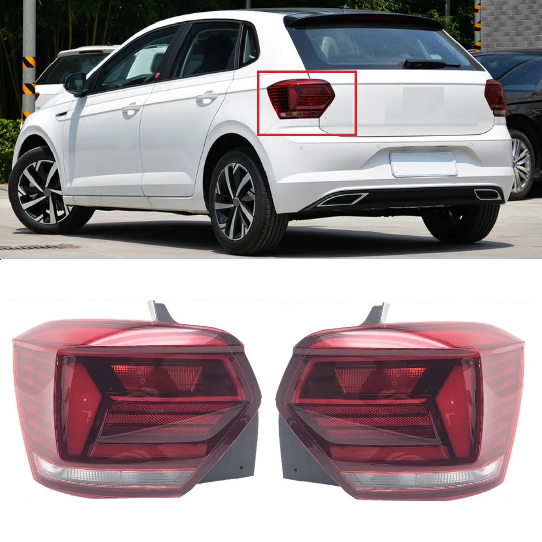 Rear stop Tail Light Brake light for Volkswagen VW Polo 2019 2020 2021 
Rear stop Tail Light Brake light for Volkswagen VW Polo 2019 2020 2021