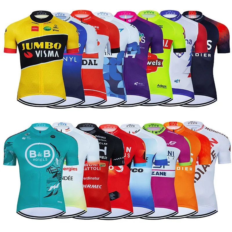 Team Quick Step Cycling Jersey Mtb Bicycle Clothing Quick Dry Road Bike Shirt Summer Men's Short Maillot Roupa Ropa De Ciclismo
Team Quick Step Cycling Jersey Mtb Bicycle Clothing Quick Dry Road Bike Shirt Summer Men's Short Maillot Roupa Ropa De Ciclismo