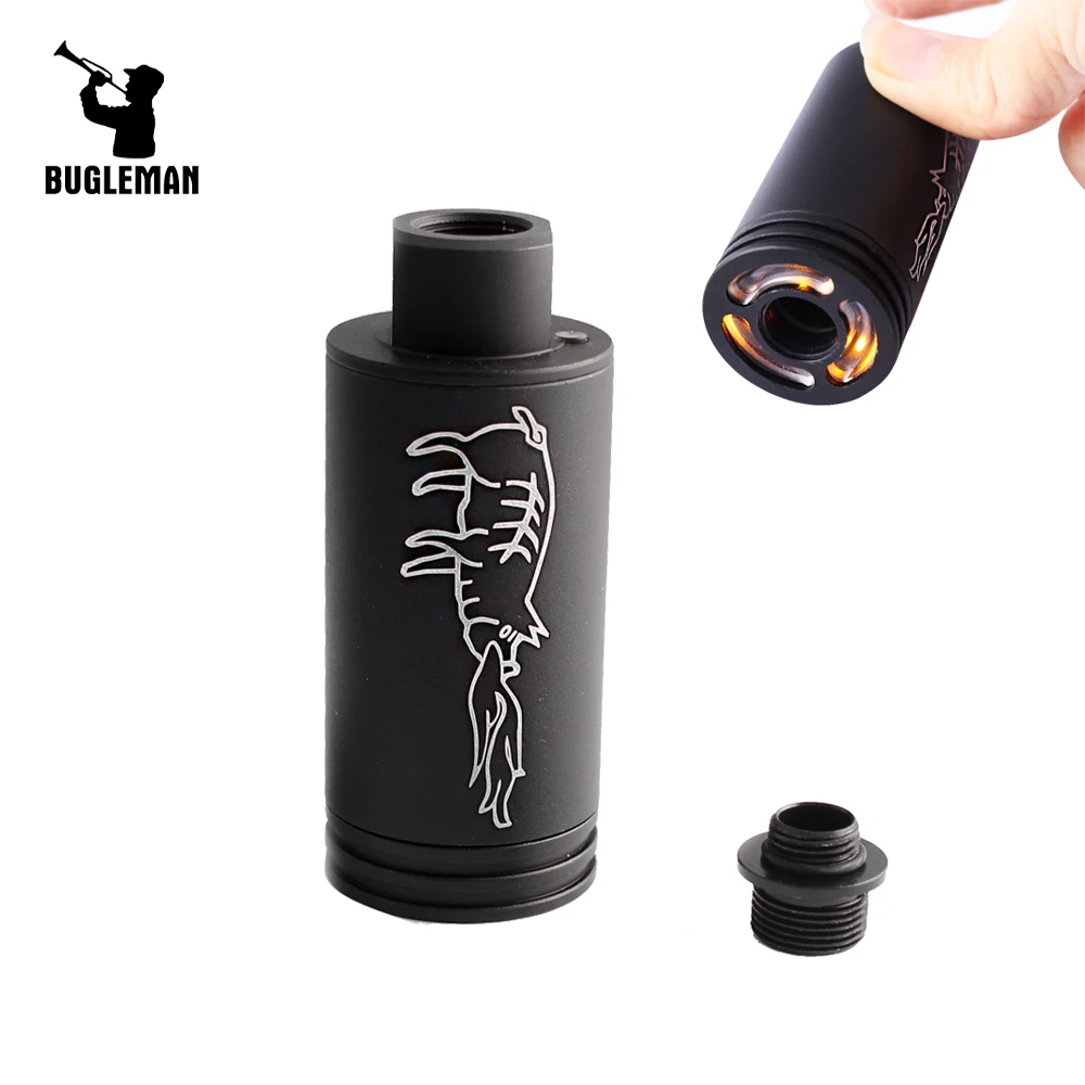 Bugleman Airsoft Lighter unit Rifle Pistol Auto with Flame Effect Fluorescence Tracer For 14mm CCW/10mm Accessories
Bugleman Airsoft Lighter unit Rifle Pistol Auto with Flame Effect Fluorescence Tracer For 14mm CCW/10mm Accessories