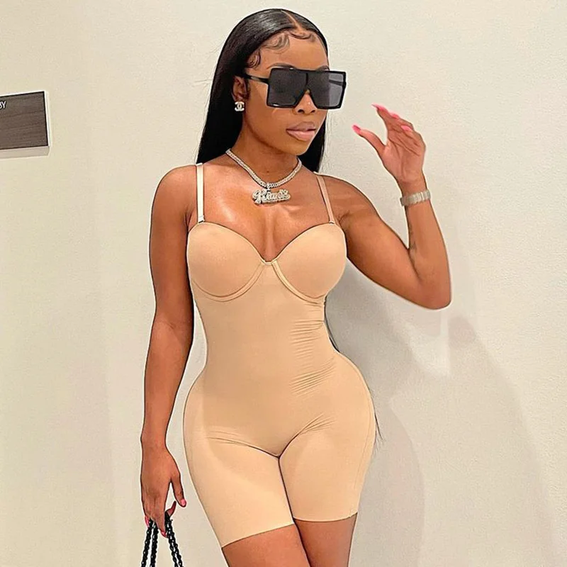 NSHYPOI Women's 2022 Summer New Sexy Tight-fitting Low-cut Suspenders High-waisted Slim Fit And Slim Bag Hip Playsuit
NSHYPOI Women's 2022 Summer New Sexy Tight-fitting Low-cut Suspenders High-waisted Slim Fit And Slim Bag Hip Playsuit