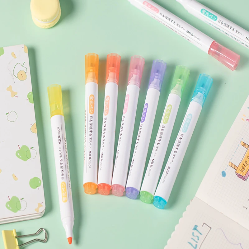 6Pcs High-capacity Highlighter Pen Art Markers Set Fluorescent Pastel for School Drawing Office Supplies Cute Student Stationery
6Pcs High-capacity Highlighter Pen Art Markers Set Fluorescent Pastel for School Drawing Office Supplies Cute Student Stationery