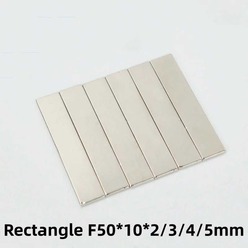 F50X10X2/3/4/5mm Neodymium Iron Boron Strong Magnet Rare Earth Permanent Magnet NdFeB Rectangular Block Magnet Nickel Plating
F50X10X2/3/4/5mm Neodymium Iron Boron Strong Magnet Rare Earth Permanent Magnet NdFeB Rectangular Block Magnet Nickel Plating