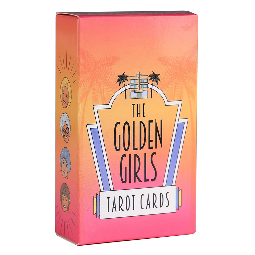 NEW The Golden Girls Tarot Cards English Deck Board Cards Family Board Game Playing Game Cards Party Game
NEW The Golden Girls Tarot Cards English Deck Board Cards Family Board Game Playing Game Cards Party Game