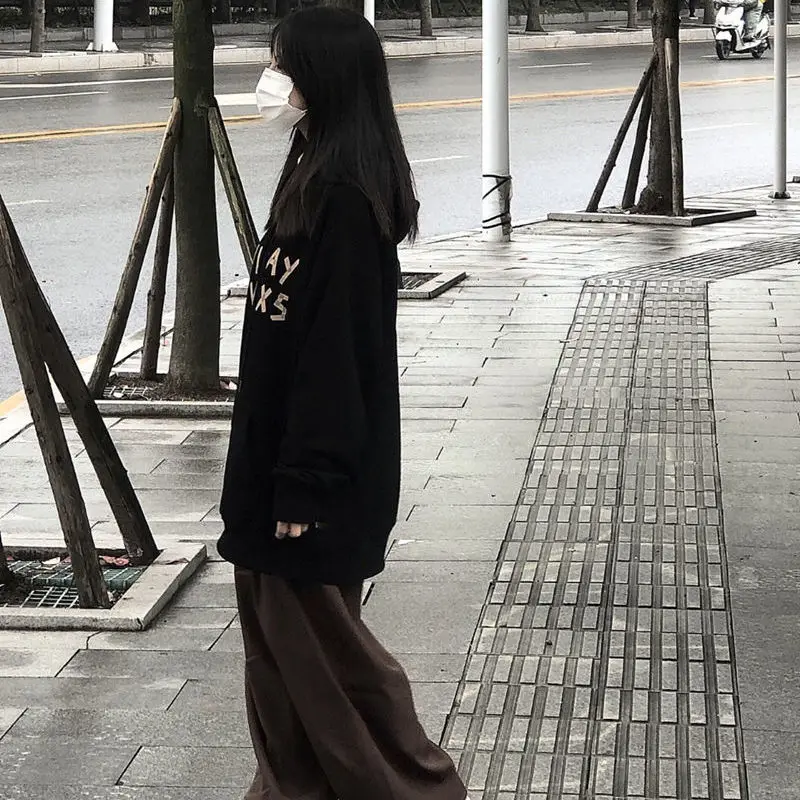 Plus Velvet Thick Thick Warm Autumn and Winter New Fashion Trend All-match Loose and Lazy Style Letter Printing Sweater
Plus Velvet Thick Thick Warm Autumn and Winter New Fashion Trend All-match Loose and Lazy Style Letter Printing Sweater