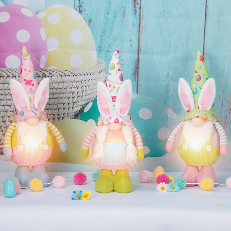 Easter Decoration Gifts Luminous Rudolph Faceless Doll Doll Easter Bunny Ornaments
Easter Decoration Gifts Luminous Rudolph Faceless Doll Doll Easter Bunny Ornaments