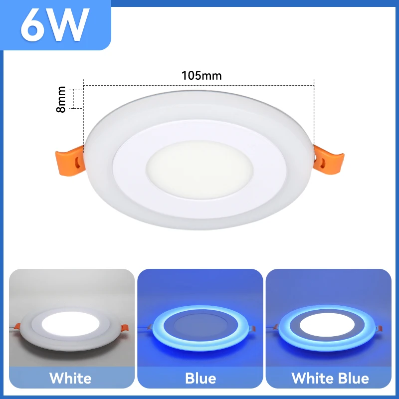 CANMEIJIA Потолочный Светильник LED Белый+Синий 6Вт/9Вт
CANMEIJIA Потолочный Светильник LED Белый+Синий 6Вт/9Вт