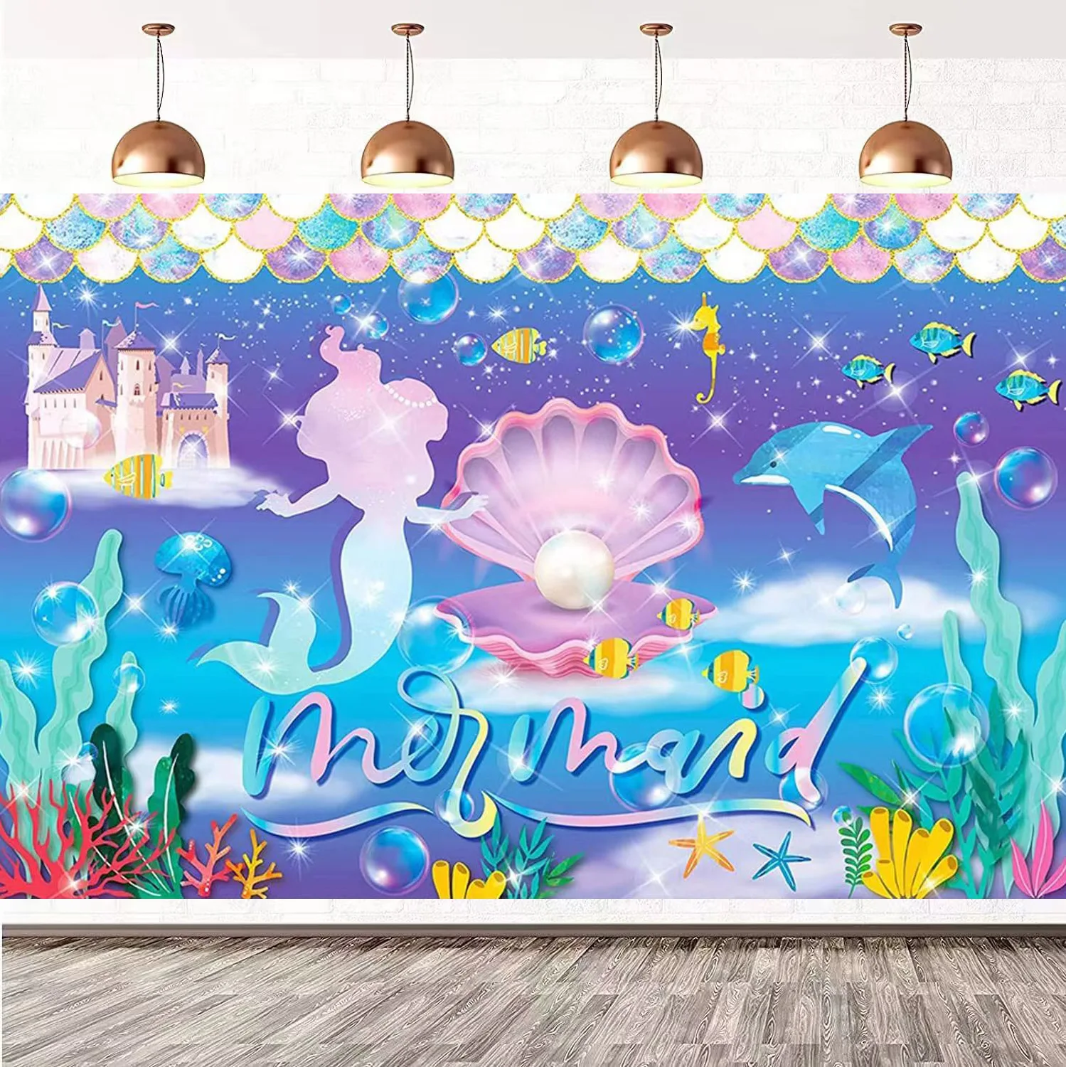 Customize Mermaid Kids Girls Birthday Party Photography Backdrops Decor Shell Pearl Newborn Photoshoot Baby Shower Background
Customize Mermaid Kids Girls Birthday Party Photography Backdrops Decor Shell Pearl Newborn Photoshoot Baby Shower Background