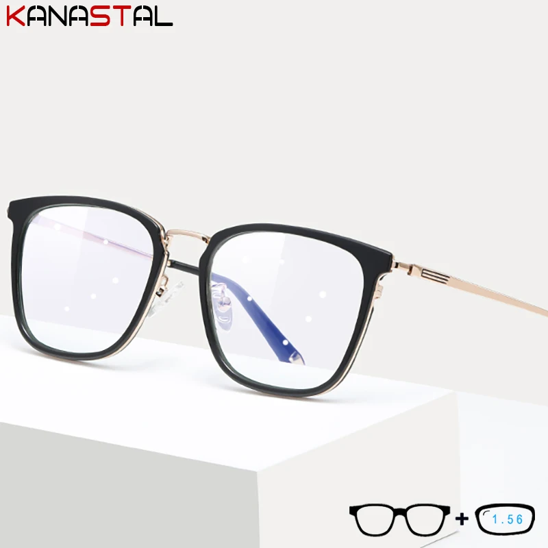 Women Blue Light Blocking Glasses Men Simple TR90 Square Eyeglasses Frame Ultralight CR39 Prescription Myopia Presbyopic Eyewear
Women Blue Light Blocking Glasses Men Simple TR90 Square Eyeglasses Frame Ultralight CR39 Prescription Myopia Presbyopic Eyewear