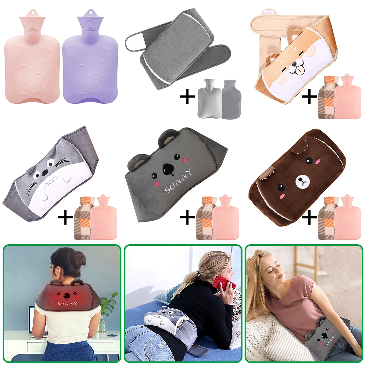 1/3 шт., набор бутылок для горячей воды
1/3 шт., набор бутылок для горячей воды