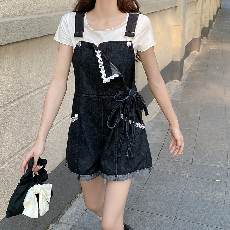 Women's Lace Up Denim Strap Shorts Summer New Street Style Young Girl Wide-leg A-line Shorts Female Hot Pants
Women's Lace Up Denim Strap Shorts Summer New Street Style Young Girl Wide-leg A-line Shorts Female Hot Pants
