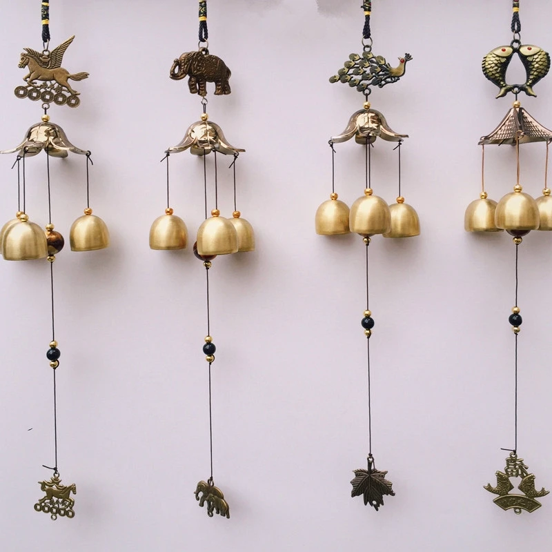Vintage Outdoor Wind Chimes Brass Bells Metal Charms Horse Elephant Peacock Wind Bell Chime Feng Shui Wall Hanging Decor
Vintage Outdoor Wind Chimes Brass Bells Metal Charms Horse Elephant Peacock Wind Bell Chime Feng Shui Wall Hanging Decor
