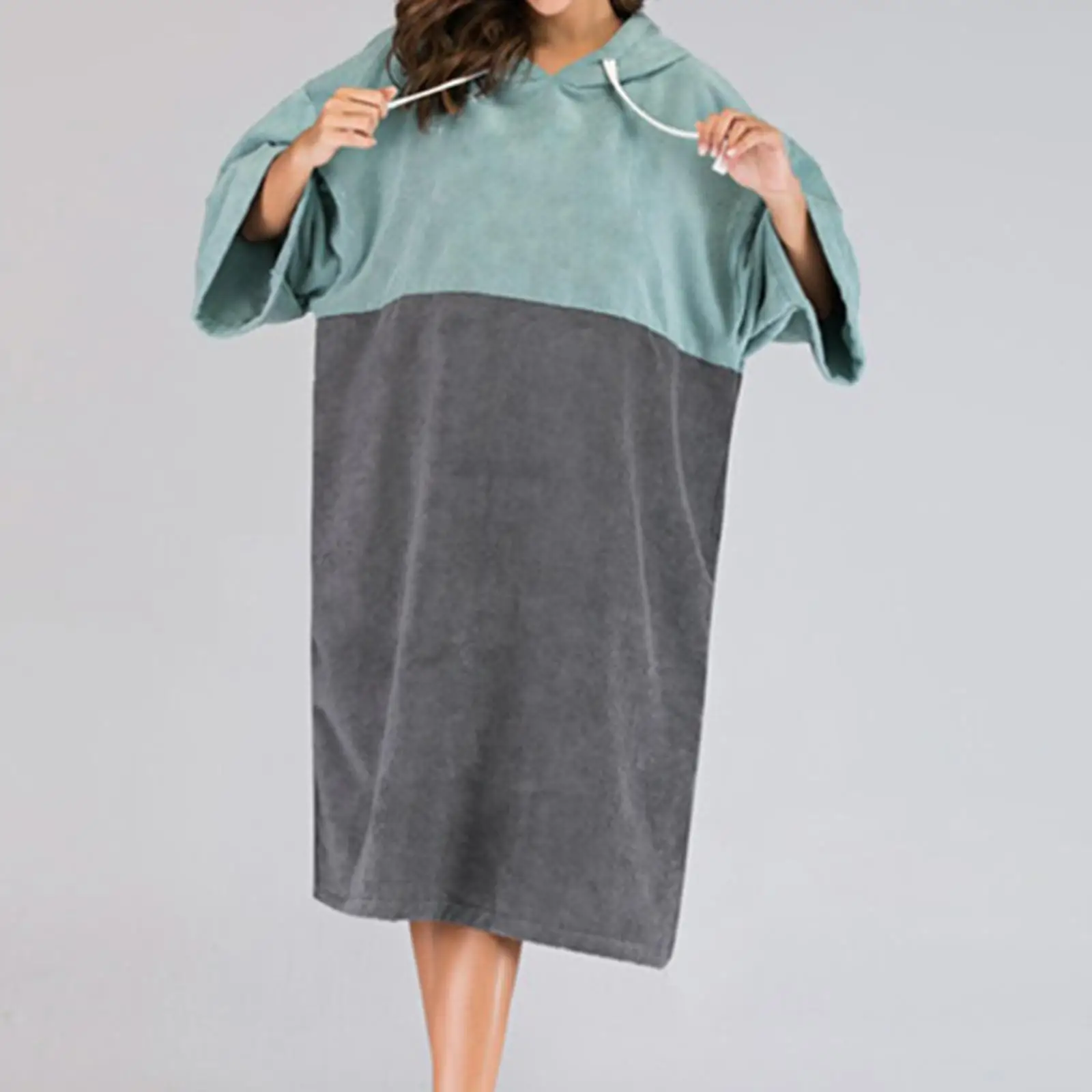 Unisex Adult Beach Surf Poncho with Hood, Water Absorbent Wetsuit Changing Towel Robe, Home Bath Bathrobe Towel - 78 cm,
Unisex Adult Beach Surf Poncho with Hood, Water Absorbent Wetsuit Changing Towel Robe, Home Bath Bathrobe Towel - 78 cm,