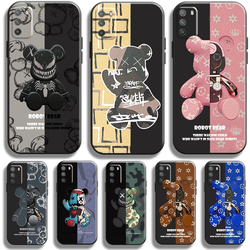 Luxury Fashion Bear For Xiaomi Poco X3 PRO NFC X3 GT POCO M3 M3 Pro 5G F3 GT Phone Case Funda Black Carcasa Back Silicone Cover
Luxury Fashion Bear For Xiaomi Poco X3 PRO NFC X3 GT POCO M3 M3 Pro 5G F3 GT Phone Case Funda Black Carcasa Back Silicone Cover