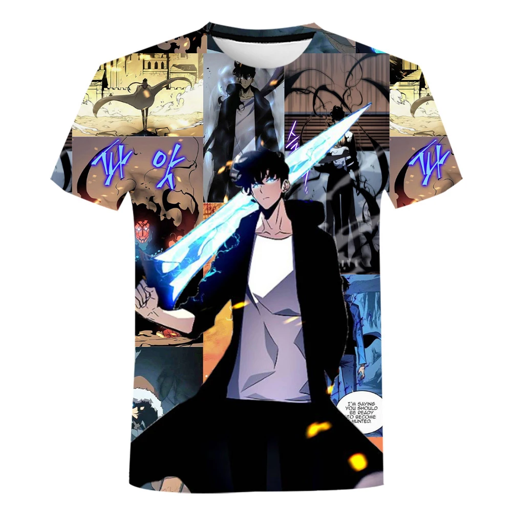 Solo Leveling T-Shirts Anime Manga 3D Print Streetwear Men Women Fashion Oversized T Shirt Harajuku Kids Boys Tees Tops Clothing
Solo Leveling T-Shirts Anime Manga 3D Print Streetwear Men Women Fashion Oversized T Shirt Harajuku Kids Boys Tees Tops Clothing