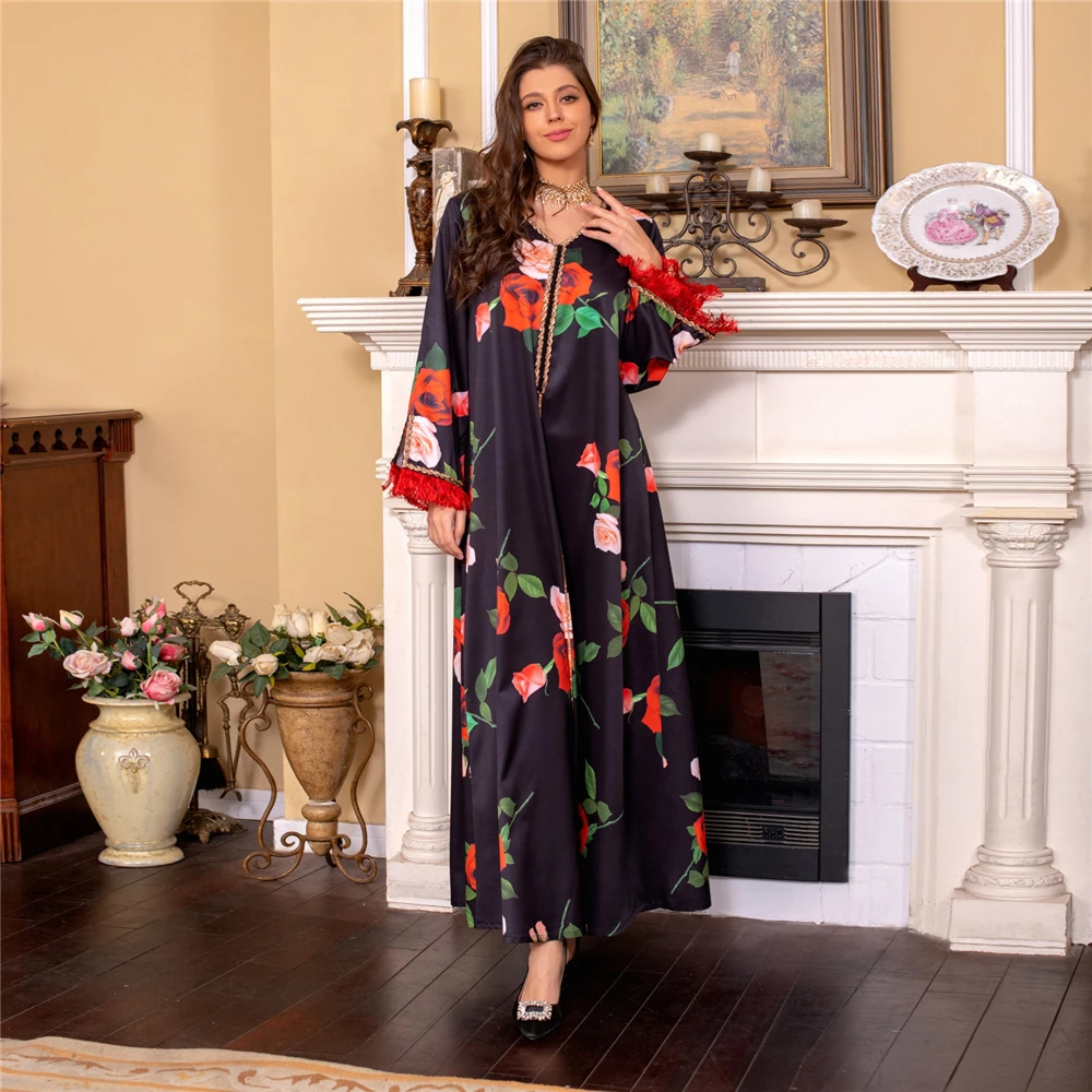 Eid Mubarak Abaya Women Muslim Diamonds Print Fashion Dresses Turkey Arab Kaftan Party Dubai Islam Jalabiya Caftan Vestidos Gown
Eid Mubarak Abaya Women Muslim Diamonds Print Fashion Dresses Turkey Arab Kaftan Party Dubai Islam Jalabiya Caftan Vestidos Gown