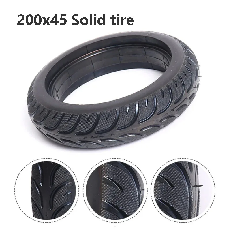 200x45 твердая шина 8 дюймов шина для электрического скутера баланс велосипеда, велосипедные шины аксессуары