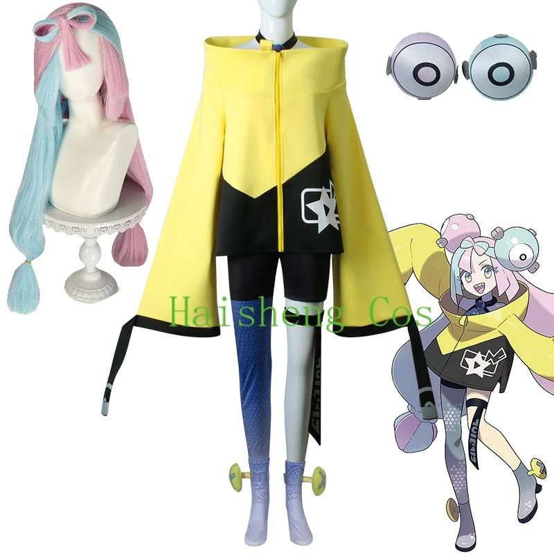Game Scarlet And Violet Iono Cosplay Costume And Headwear Female Coser Full Outfits Halloween Anime Iono Wig Accessories
Game Scarlet And Violet Iono Cosplay Costume And Headwear Female Coser Full Outfits Halloween Anime Iono Wig Accessories