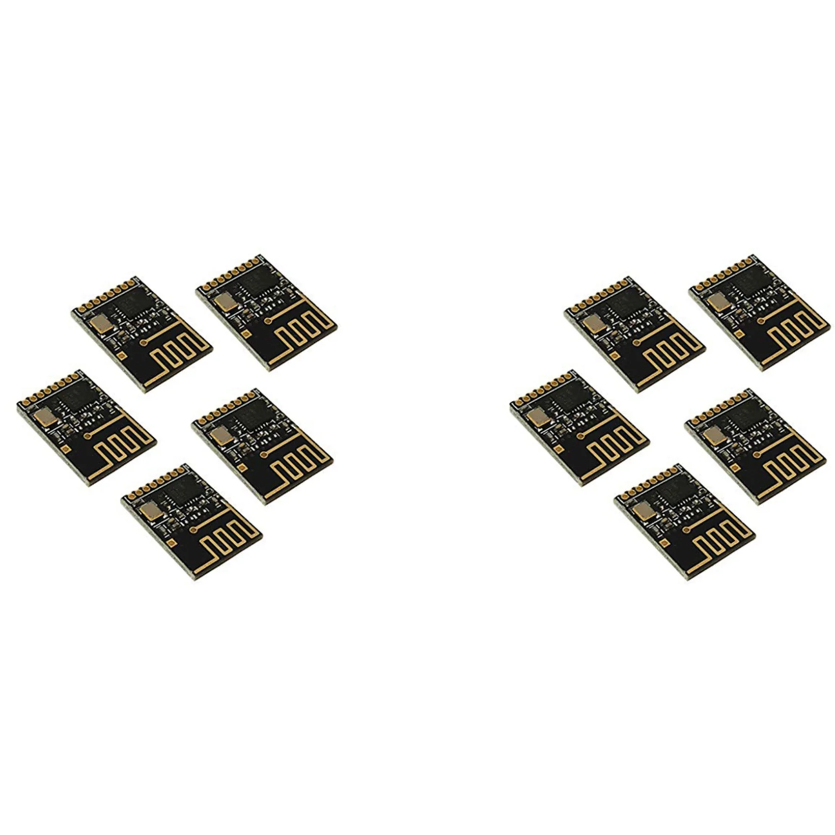 Mini NRF24L01 + 2.4GHz SMD Wireless Transceiver Module for Arduino(10Pcs)2.4G Wireless Transceiver Module
Mini NRF24L01 + 2.4GHz SMD Wireless Transceiver Module for Arduino(10Pcs)2.4G Wireless Transceiver Module