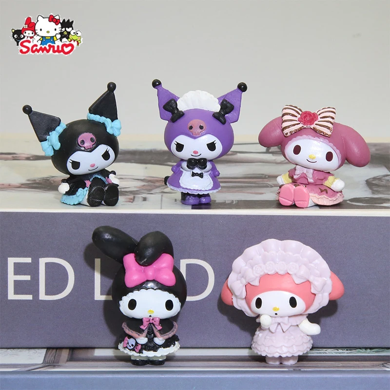 My Melody Figure Anime Figure Kawaii Melody Kuromi Kt Cat Action Figures Collection A Set of 5 Pvc Materials Gifts for Children
My Melody Figure Anime Figure Kawaii Melody Kuromi Kt Cat Action Figures Collection A Set of 5 Pvc Materials Gifts for Children