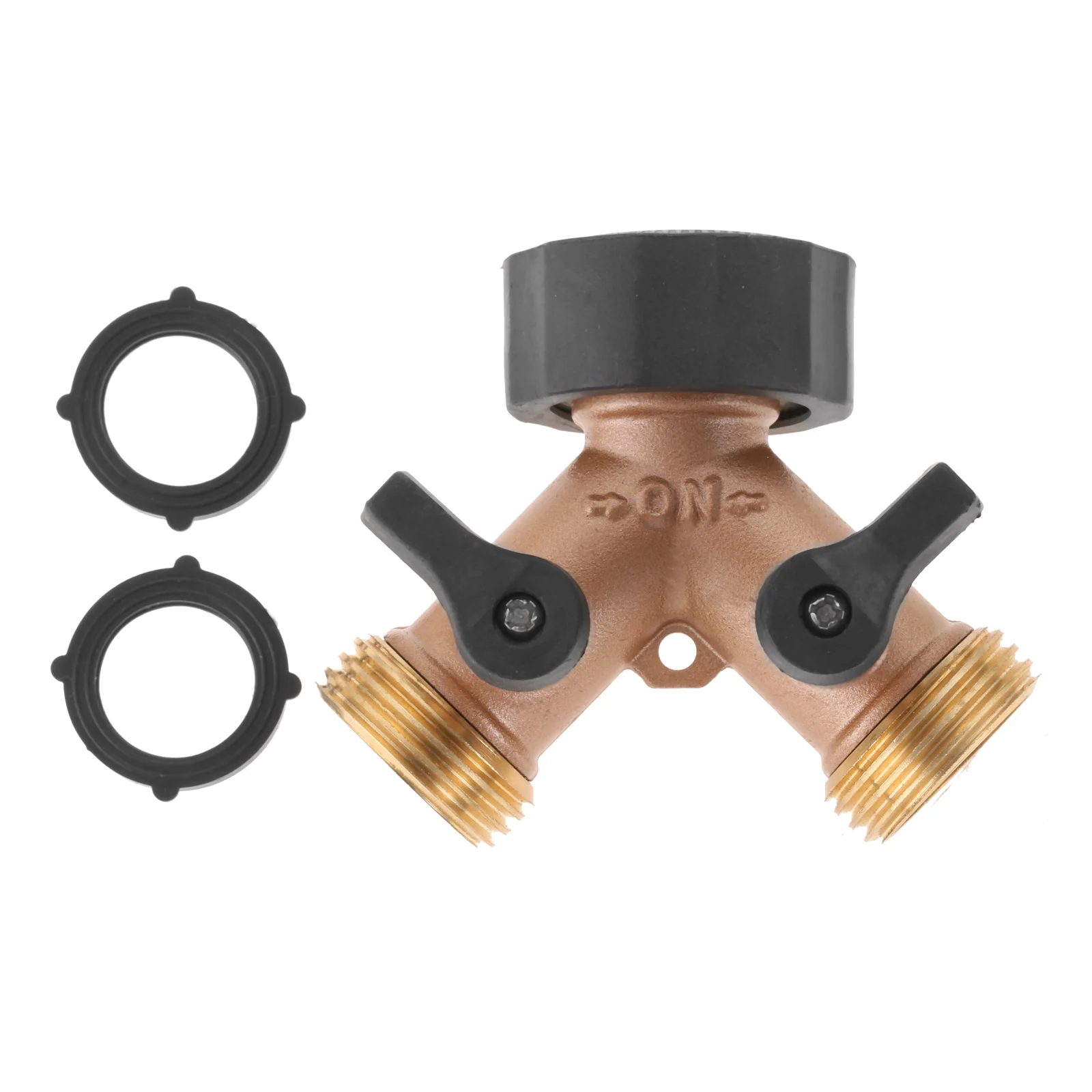 1set 2 Way 3/4 Inch Brass Garden Hose Splitter Y-shape Heavy Duty Brass Connector Tap Connector Adapter 2 Valves with Washer
1set 2 Way 3/4 Inch Brass Garden Hose Splitter Y-shape Heavy Duty Brass Connector Tap Connector Adapter 2 Valves with Washer