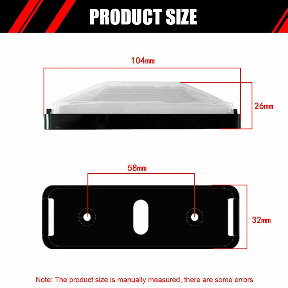 2x Trailer 18LED Stop/Turn/Tail Light Waterproof LED High-position Brake Light Car Lights Signal Lamp Emergency Bulb
2x Trailer 18LED Stop/Turn/Tail Light Waterproof LED High-position Brake Light Car Lights Signal Lamp Emergency Bulb