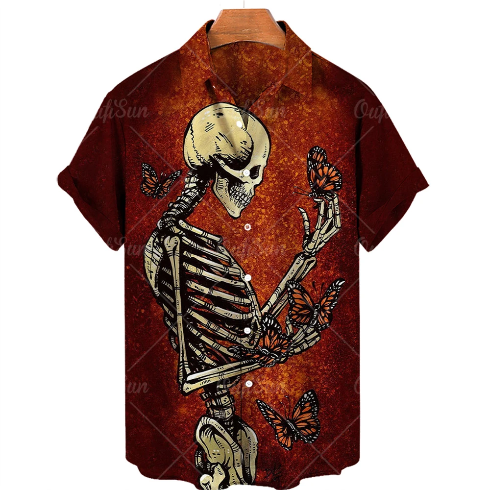 Fashion Navigation Compass Summer Style 3D Impressive Printed Skull Pattern Short Sleeve Clothes Street Loose Casual
Fashion Navigation Compass Summer Style 3D Impressive Printed Skull Pattern Short Sleeve Clothes Street Loose Casual