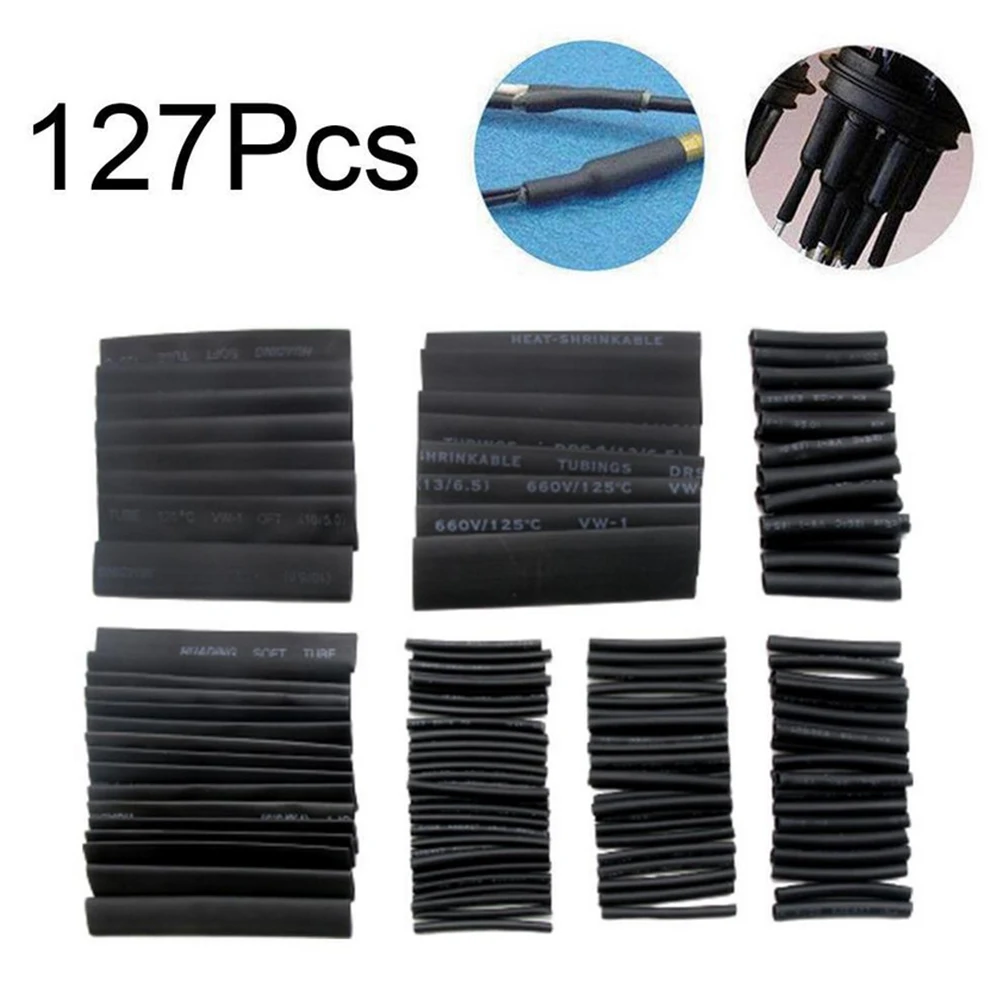 127 Pcs Heat Shrink Sleeving Tube Tube Assortment Kit Electrical Connection Electrical Wire Wrap Cable Waterproof Shrinkage 2:1
127 Pcs Heat Shrink Sleeving Tube Tube Assortment Kit Electrical Connection Electrical Wire Wrap Cable Waterproof Shrinkage 2:1