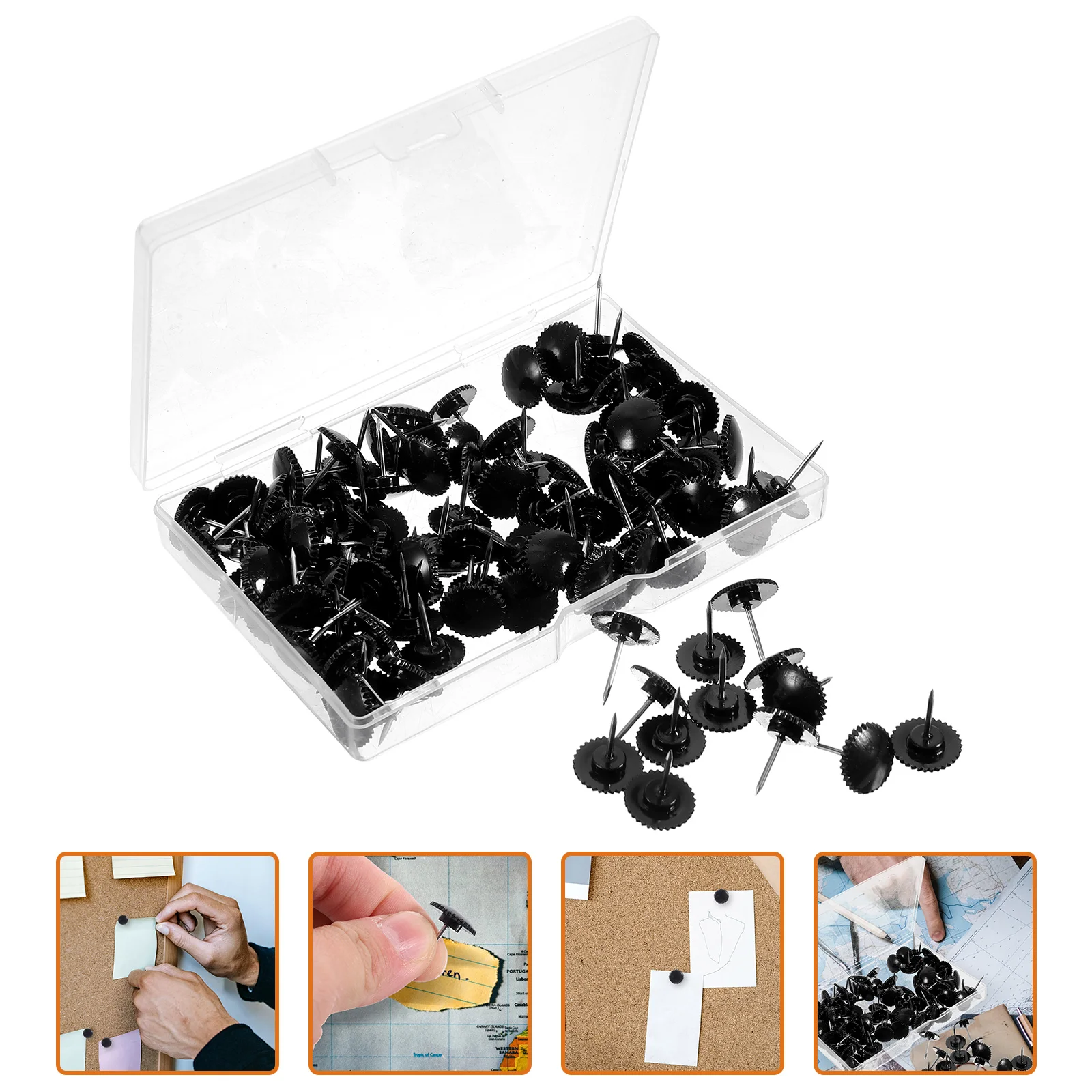 100 Pcs Replaceable Pushpins Daily Use Office Desk Accessories Compact Thumbtacks Delicate Photo Wall Convenient
100 Pcs Replaceable Pushpins Daily Use Office Desk Accessories Compact Thumbtacks Delicate Photo Wall Convenient