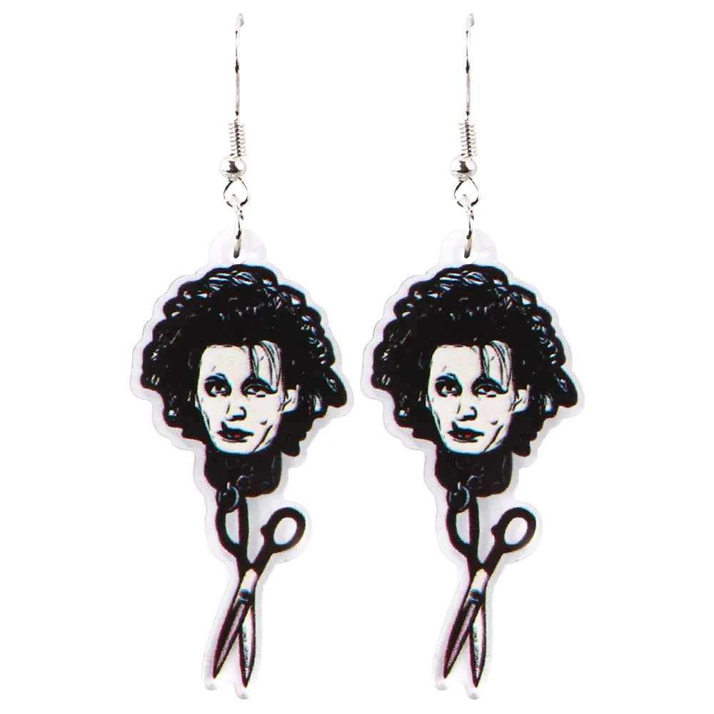 Transparent Acrylic Edward Scissors Printing Drop Earrings for Women Cartoon Scissor Hand Dangle Pendant Earring Fashion Jewelry
Transparent Acrylic Edward Scissors Printing Drop Earrings for Women Cartoon Scissor Hand Dangle Pendant Earring Fashion Jewelry