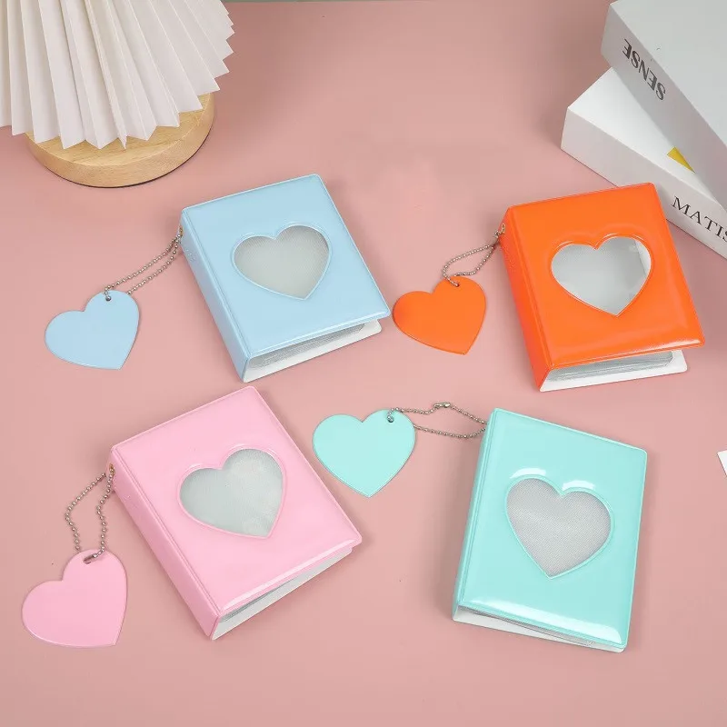3 inch Photocard Holder Heart Love Hollow Photo Album 32 Pockets Kpop Card Binder Mini Home Pictures Storage Case Collect Book
3 inch Photocard Holder Heart Love Hollow Photo Album 32 Pockets Kpop Card Binder Mini Home Pictures Storage Case Collect Book